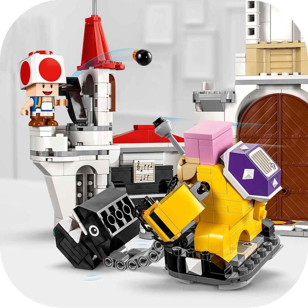 LEGO Super Mario vs. Roy! Peach's Castle Toy - Birthday Present - Building Blocks - Girls, Boys, Children (Ages 7, 8, 9) - Elementary School Students