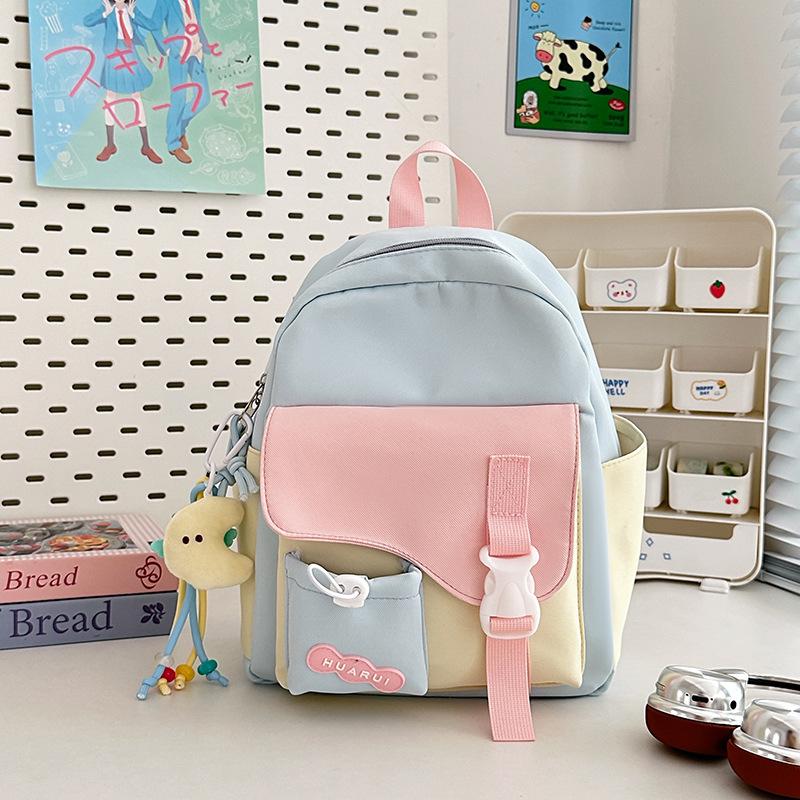 Schoolbag candy color small bag female cute Japanese soft girl student Internet celebrity large capacity sweet Mori girl backpack