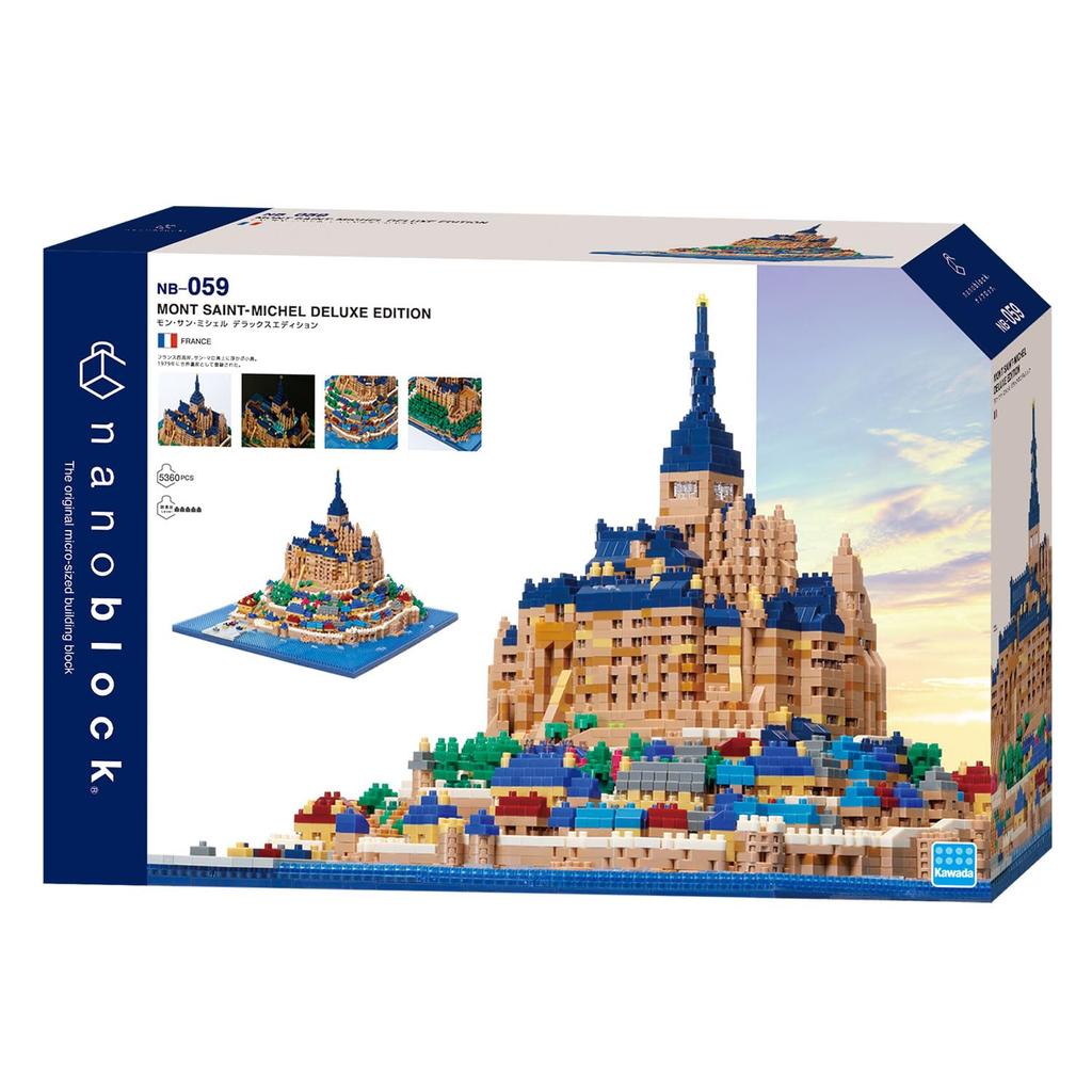 Kawada Nanoblock Mont Saint Michel Deluxe Edition X 28 X 28cm 12 Years Old and Up Interior Hobby 20.6 NB-059