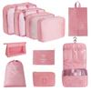 7-Piece Travel Storage Bag Set for Clothing and Luggage Organization