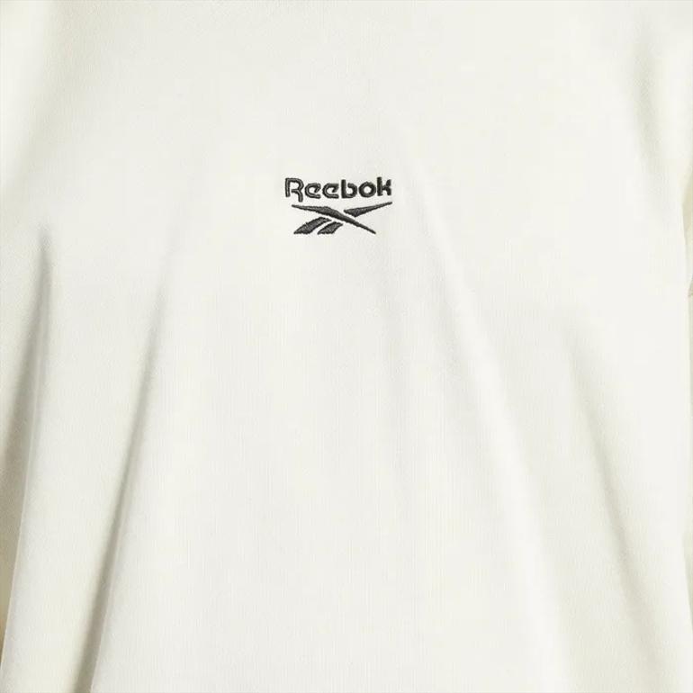 Reebok Solid Color Logo Sports Hoodie Unisex Hoodies Off-White HG1595