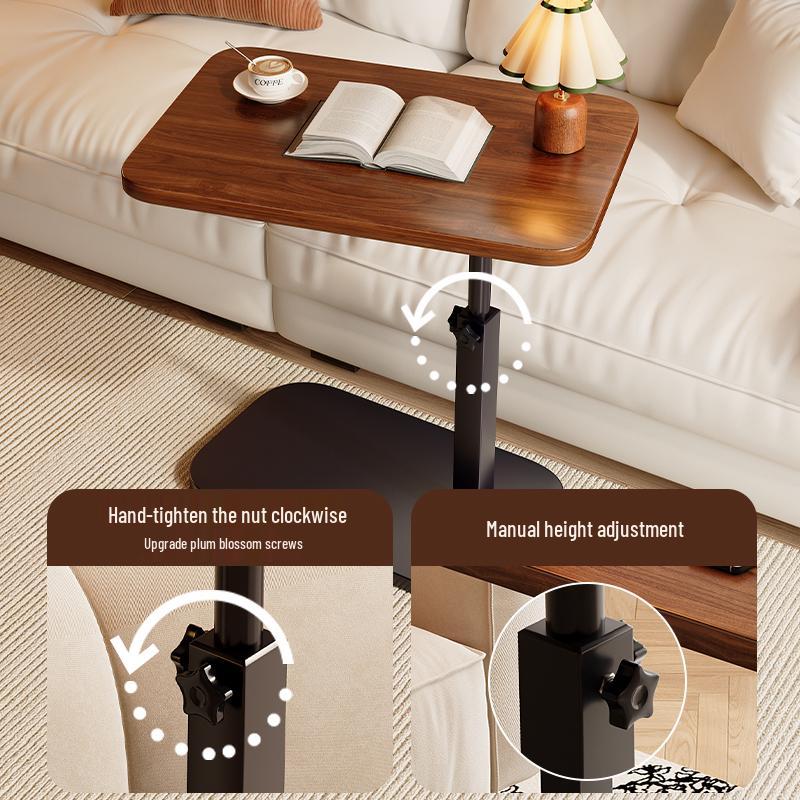 Adjustable Height Coffee Table with Storage for Living Room, Sofa Side, Bedroom, or Balcony.