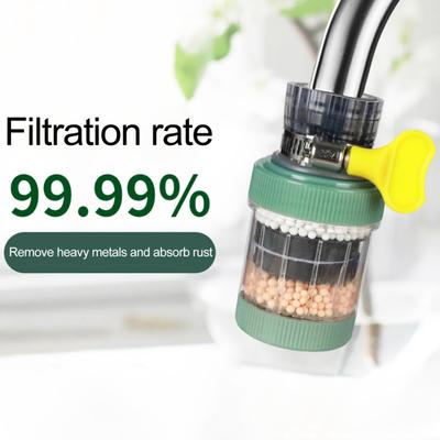 Durable Faucet Filter Adjustable Water-saving Dual Usage 1.5-3.2cm Diameter Water Faucet Filter Kitchen Tool Home Supplies