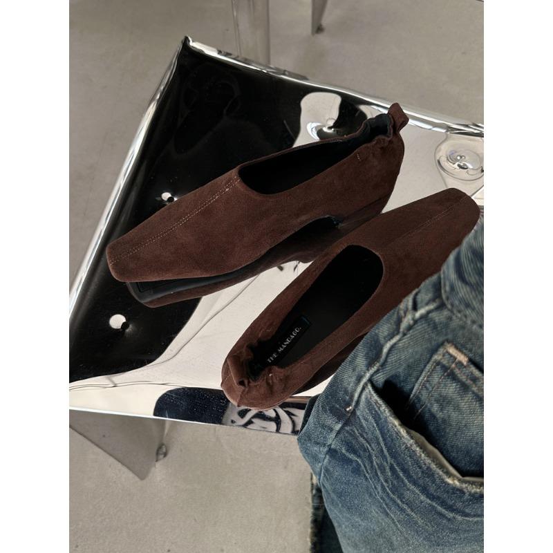 Square Toe Women Loafers Shoes Trend Fashion Low Heels Office Lady Shoes Casual Walking Dress Designer New Mujer Zapatillas