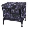 Heated Outdoor Cat House with Timer Camouflage Weatherproof Foldable Insulated Kitty Shelter for