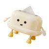 Creative Napkin Dispenser Spring Structure Tissue Box Cover Elegant Napkin Organizer Paper Towel Storage Container