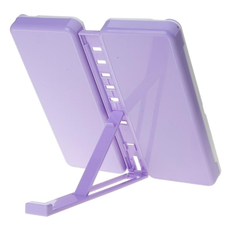Double Use  Desktop Reading Stand With Built In Pencil Case Pen Box For Kids Students Classroom Study
