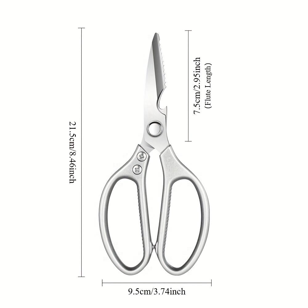 

Ножницы из нержавеющей стали ASK5, бытовые кухонные ножницы, мощные бытовые ножницы с алюминиевой ручкой, универсальные ножницы для DIY, портновские ножницы Generation 4【PVC handle】
