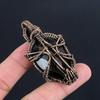 Smoky Topaz Jewelry, Handmade Gemstone Pendant, 999 Copper Wire Wrapped Pendant Antique Jewelry, For Engagement Gift
