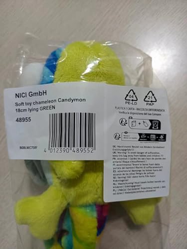 NICI Chameleon 18cm Plush Toy Summer 2023
