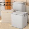 1pc Household Quilt Clothing Foldable Storage Box Non-woven Large Capacity Blanket Bedding Organizing Bag Dustproof Cabinet Box