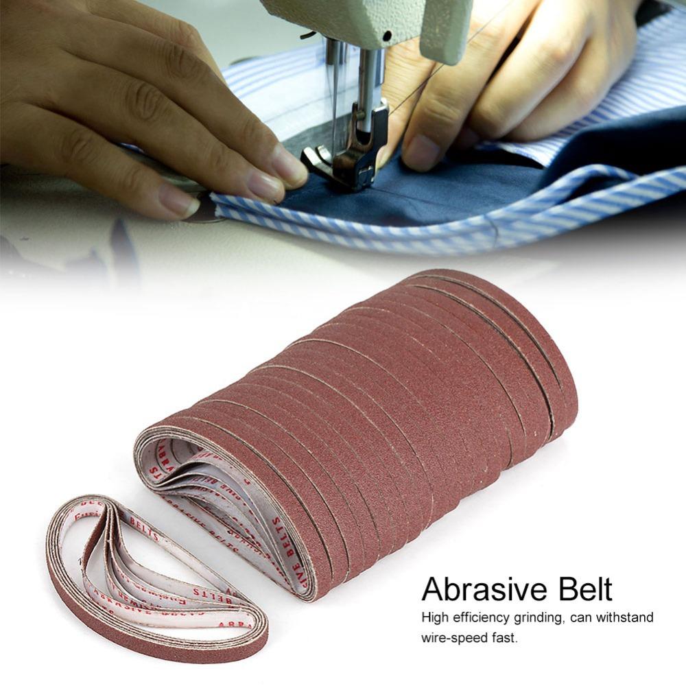 100pcs Replacement Power Finger File Medium Grit Abrasive Sanding Belts Straight Blade Cutting
