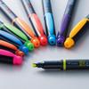 Tombow Pencil Fluorescent Kei Coat Twin Type Pen Polymer Coated 10 Pen, (Strong Tip! Lead), Colors, WA-TC10C