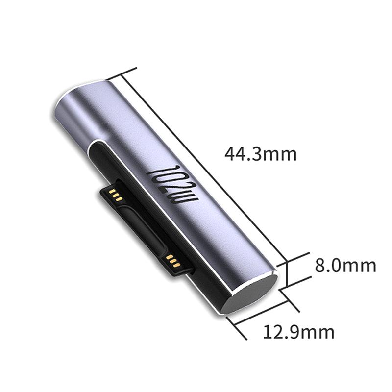 

Для Microsoft Surface Pro X 8 7 6 к USB Type C 102W Pd адаптер планшет конвертер