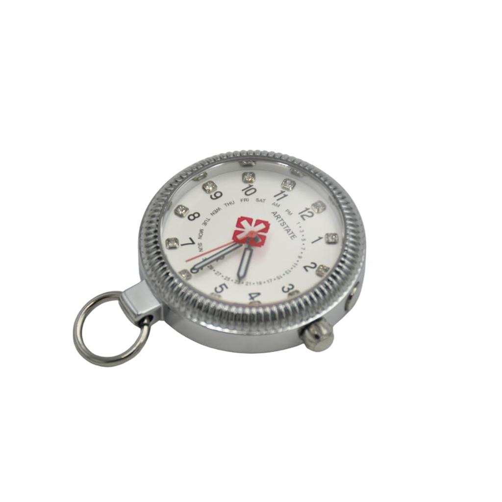 Nurse Watch Pocket Watch Keychain Clock Waterproof Nurse Unisex Radio Controlled Watch [Artstate AS3259A]