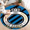 Club Brugge KV Custom Name Round Area Rug,Carpet Rug for Living Room Bedroom Sofa Playroom Decor,Non-slip Floor Mat