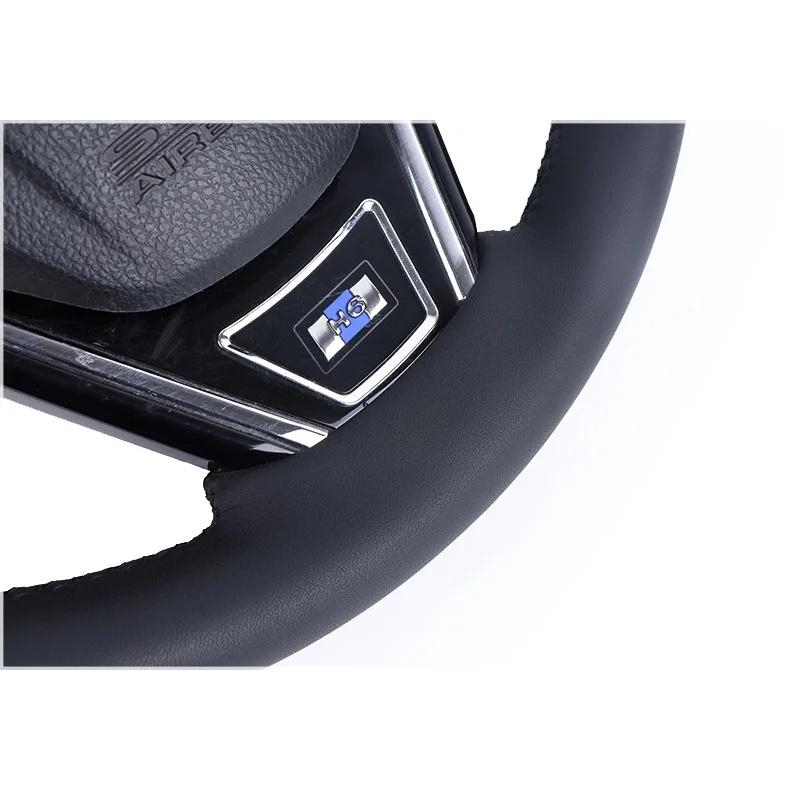 DIY Black Leather Hand-stitched Car Steering Wheel Cover For Ford Focus 2 2005-2011 (3-Spoke)