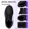 Men's High-Top Anti-Smash, Anti-Puncture, Non-Slip, Water-Repellent Work Boots for Outdoor, Wear-Resistant and Comfortable for Long-Standing.