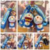 Keychain Doraemon Pvc Figurine Car Keyring Schoolbag Pendant Gifts Halloween