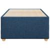 Bed Frame without Mattress Blue 90 x 190 cm Fabric