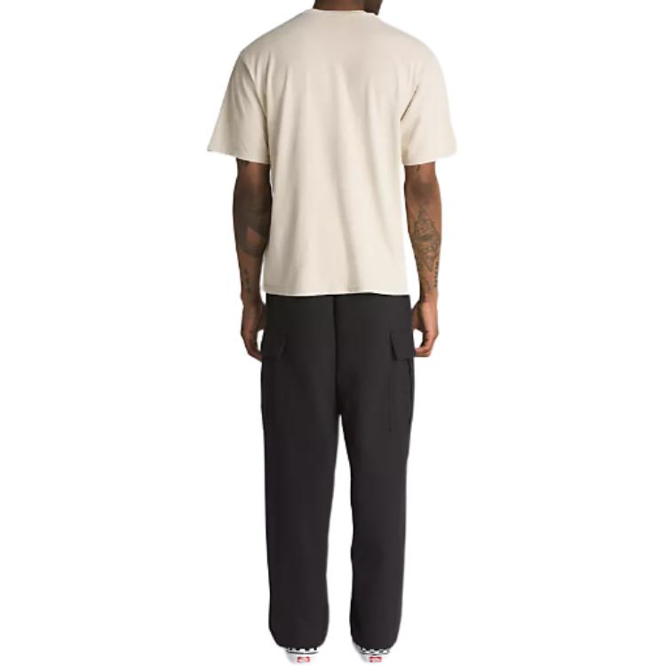Vans Solid Color Loose Straight Leg Cargo Pants Unisex Pants Black VN0005Z1BLK