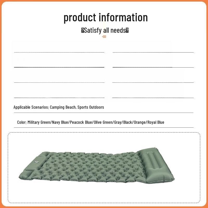 Yuzhan Outdoor Inflatable Camping Mattress