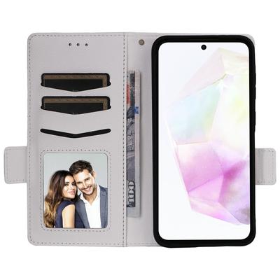 For Samsung Galaxy A36 5G Case with Wrist Strap Litchi Texture PU Leather Wallet Phone Cover