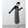 N Natural Beauty Wave Sleeve Knit Black Basic Women's Sweater,