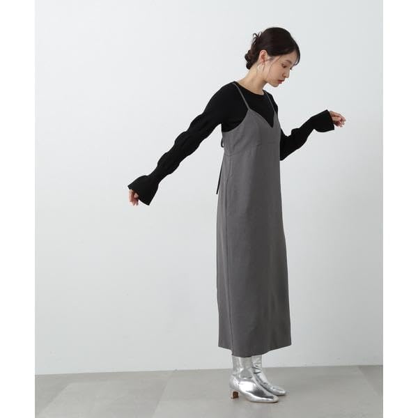 N Natural Beauty Wave Sleeve Knit Black Basic Women's Sweater,