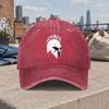 Spartan Warrior Retro Washed Baseball Cap Unisex Duckbill Hat Casual Street Style Fashion Accessory