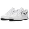 Nike Air Force 1 07 Embroidered Swoosh - White Black Men Sneakers Photon-Dust FJ4211-100