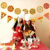 2pcs Pizza Party Banners Pizza Birthday Party Decorations Pizza Theme Cutout Bannes for Pizza Birthday Party Baby Shower Supplies
