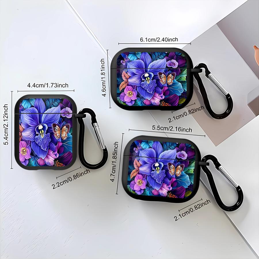 Colorful Flowers Case For Airpods 2 1 Pro3 4 Pro Pro2 3 Earphone Cases Cover