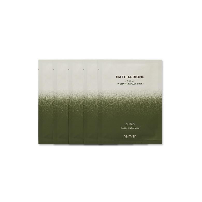 HEIMISH Matcha Biome Low pH Hydrating Mask Sheet 30ml*5ea
