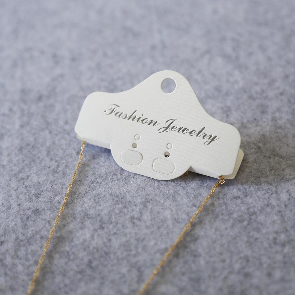 100 buc/sac hârtie kraft bandă de păr ambalare card etichete PVC bijuterii carduri de afișare cercei brățară colier carduri agățate