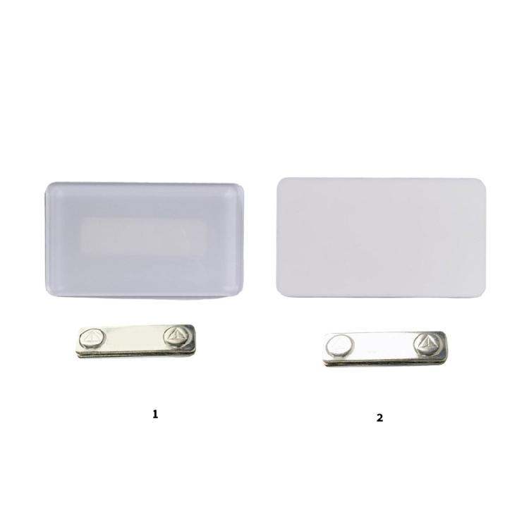 Portable Sturdy Acrylic Badge with Long Time Use Print Clarity for Diverses Event Applications Daily Casual Use