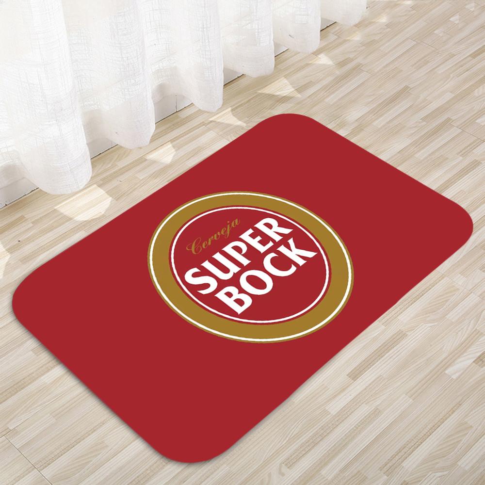 

Floor Mats Super Bock logo Home Carpet Door Mats Modern Decor Carpet Anti-Slip Floor Mats 752 40cmx60cm