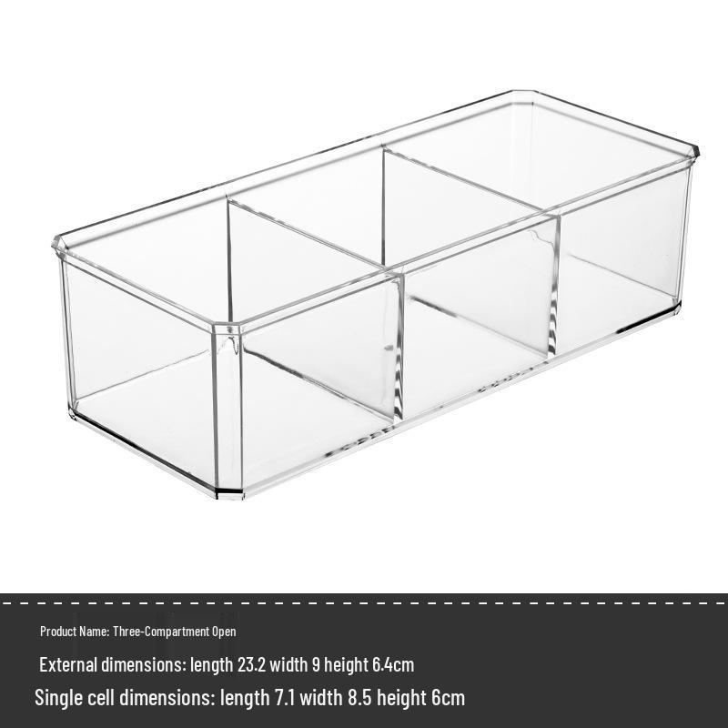 

Transparent Dustproof Makeup Organizer: Cotton, Sponge, Swab, Puff Holder with Lid