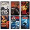 Vintage Metal Tin Signs Classic Retro Movie Posters Decor Tin Signs Plaque Iron Movie Poster Wall Decoration for Bar Pub Club
