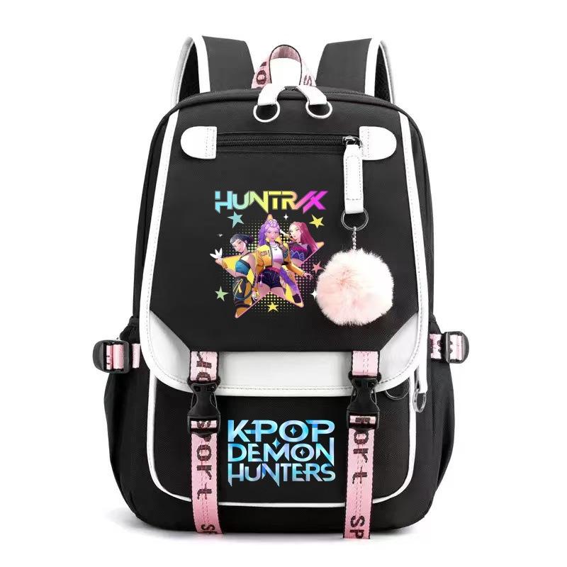 Witch Hunters Printed School Bag College Wind Large Capacity Junior High School Student Backpack