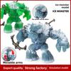 Monster Blue Ice Figures Mythical Model Toy With Movable Limbs For Play Kids