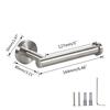 Toilet Paper Storage Holder 304 Stainless Steel Round Tissue Hanger Wall Mount Toilet Paper Roll Dispenser Bathroom Rack Stand
