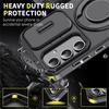 Slide Camera Protection Ring Stand Armor Phone Cases For Samsung Galaxy A56 A36 A16 A55 A35 A15 A54 A14 5G Case Magnetic Cover