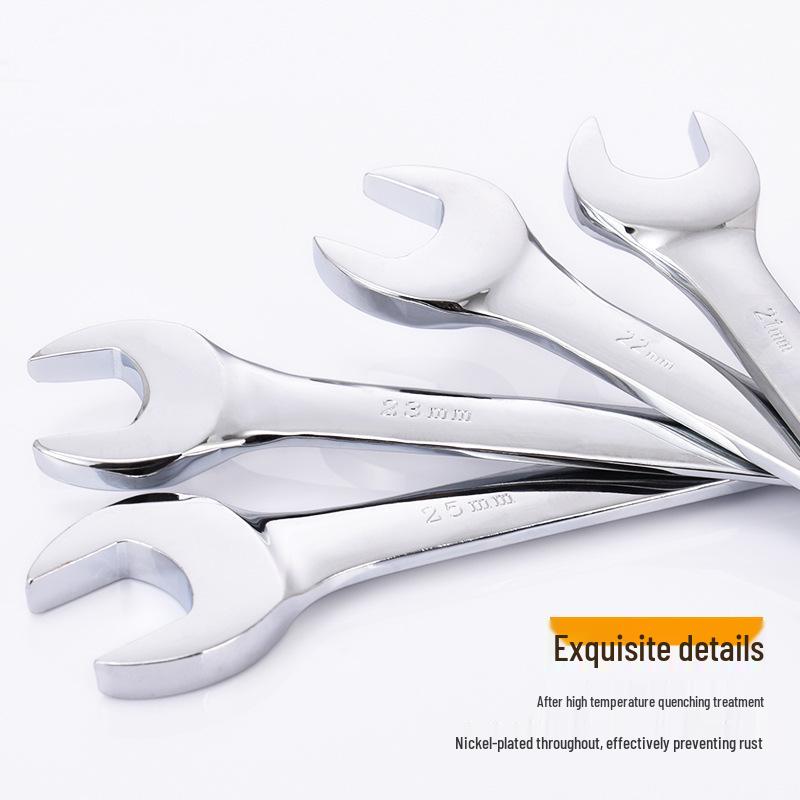 Dual End Mirror Finish Wrench Set - Auto Repair Tool