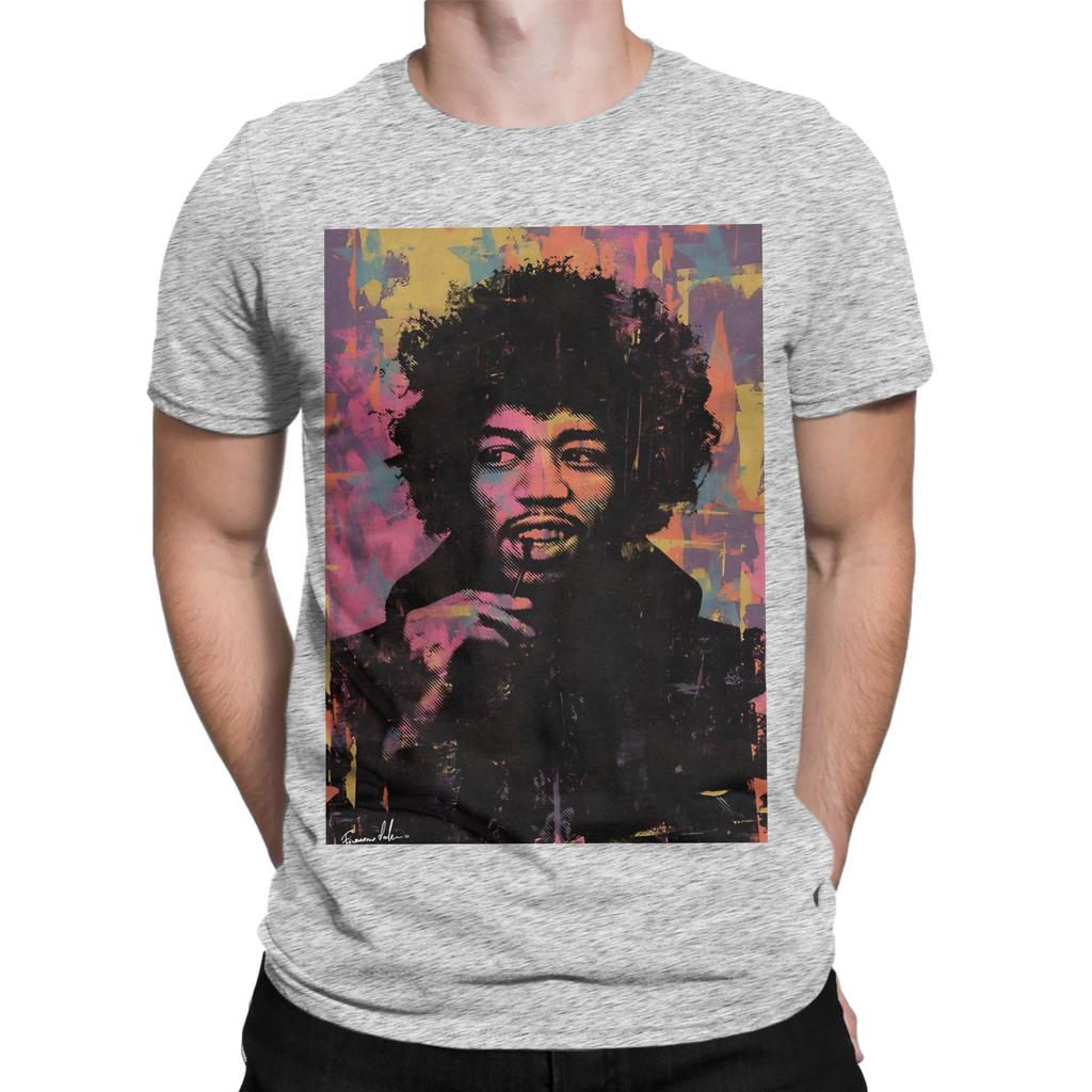Jimi H Classic Novelty Graphic 100 Cotton Tshirt Jimi Rocker Hendrixs Tees Tops For Unisex