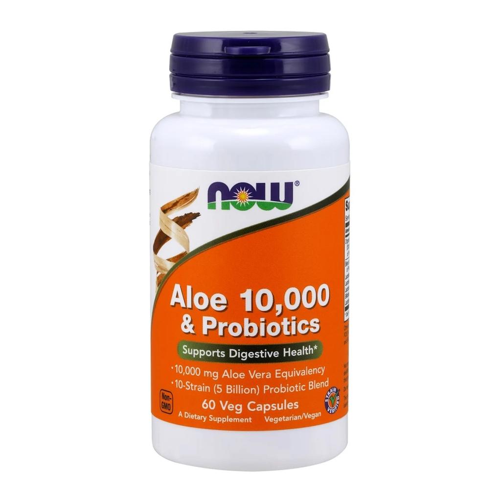 Aloe 10,000 & Probiotics - 60 vcaps