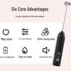 Electric Handheld Milk Frother and Egg Beater - Food Grade Small Mixer for Coffee