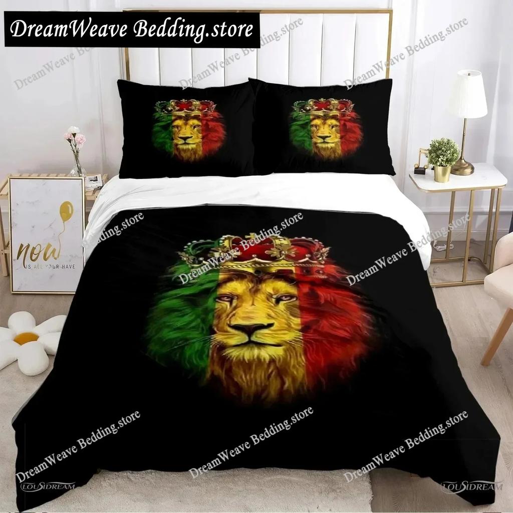 Bob Marley Musik Bettwäsche Set Bettbezug 3D Bettwäsche Mode Design Dekoration King Bettbezug Set Doppelbett Set Bettwäsche Sets