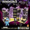 Minecraft-Themed Cave Village Construction Set for Kids - Educational Puzzle with Building Blocks