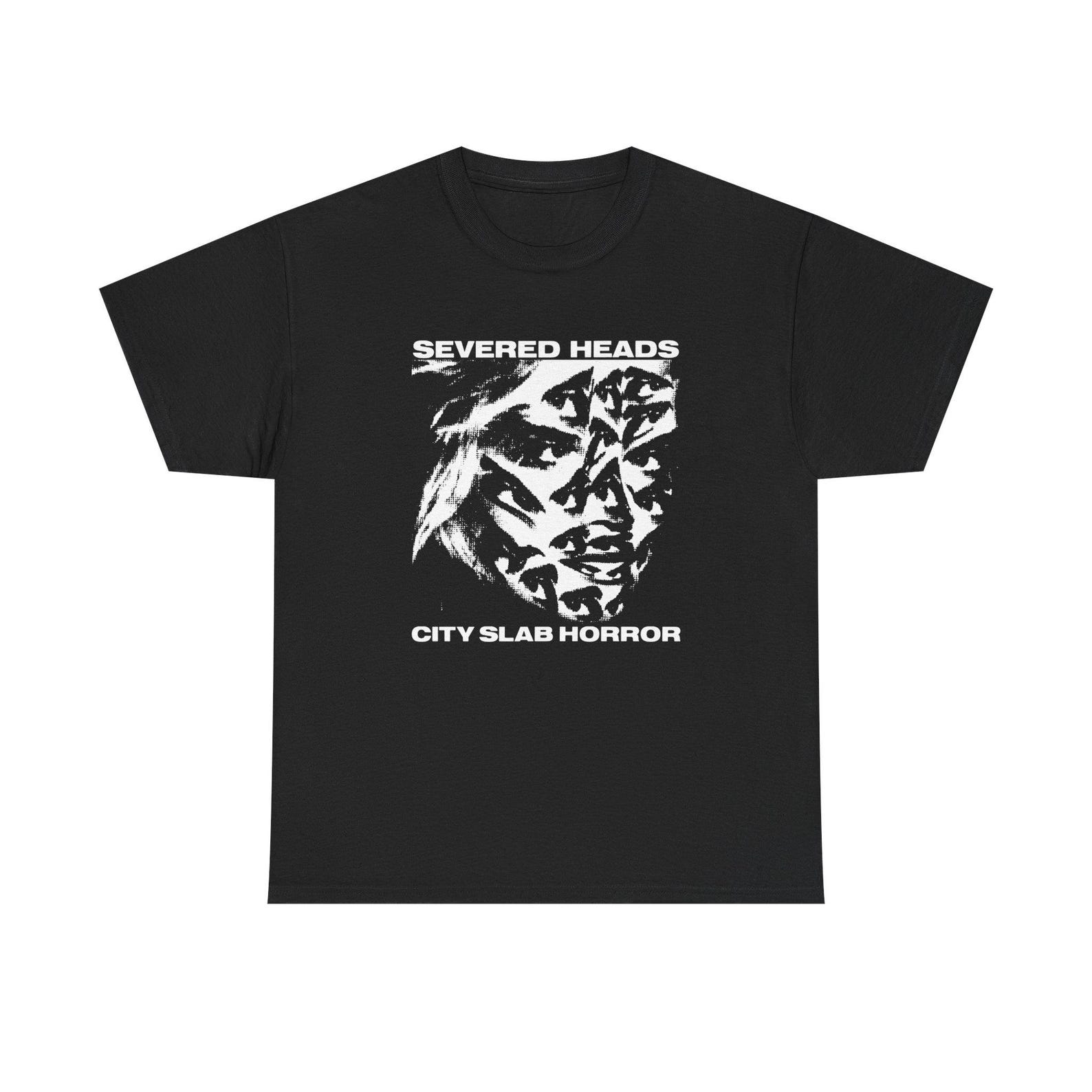 Severed Heads City Slab Horror Shirt, Severed Heads Industrial Electronic Tee, Vintage Experimental Music Graphic Shirt S